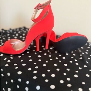 Elegant Red Women's Heels